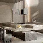 DI3800.0 35cm Küp Tasarım Ada Davlumbaz Uzaktan Kumandalı - Görsel 2