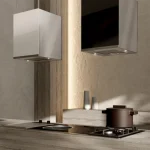 DI3800.0 35cm Küp Tasarım Ada Davlumbaz Uzaktan Kumandalı - Görsel 4